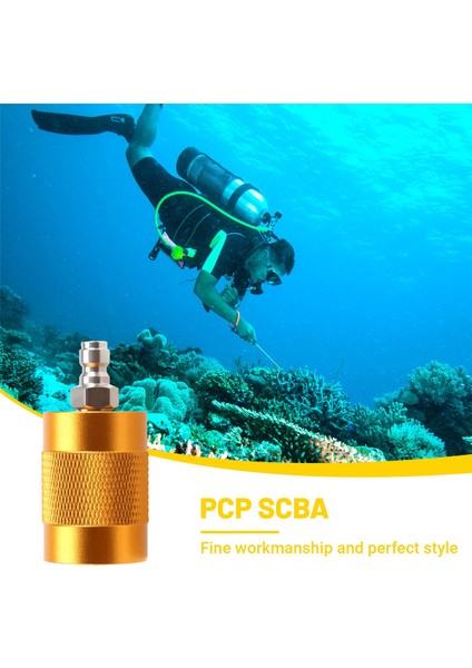 Ξ Ny Ue Zhang Pcp Scba Dolum Vanası Istasyonu Şarj Kiti Adaptörü - G5/8 Veya 5/8bspp Dın Adaptörü 300 Bar W/8mm Hızlı Bağlantı Kesme, Erkek (Yurt Dışından)