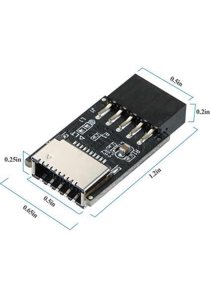 Ξ Ny Ue Zhang 2x USB 2.0 Ön Panel Başlığı USB 9pin - USB 2.0 Tip-E Dahili Adaptör Anakart Fiş Adaptörü (Yurt Dışından) modelleri