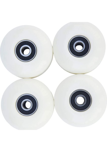 Ξ Ny Ue Zhang Takım Kaykay Tekerlekleri Rulmanlar ile 52X30MM Sokak Pu Tekerlekler Kaykay Parçaları Cruiser Longboard Tekerlekler, Siyah & Beyaz (Yurt Dışından) fırsatları