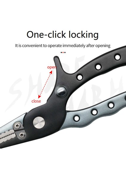 Ξ Ny Ue Zhang Kilitli Çok Fonksiyonlu Balıkçılık Makası, Deniz Olta Ipliği Kesme Pensesi, Balık Kontrol ve Yakalama Pensesi, Siyah (Yurt Dışından) fırsatları