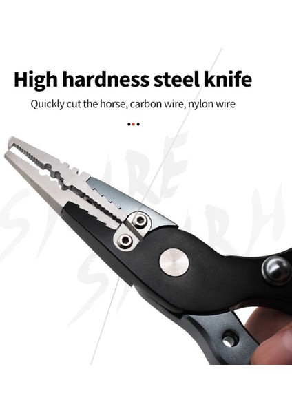 Ξ Ny Ue Zhang Kilitli Çok Fonksiyonlu Balıkçılık Makası, Deniz Olta Ipliği Kesme Pensesi, Balık Kontrol ve Yakalama Pensesi, Siyah (Yurt Dışından) indirimleri