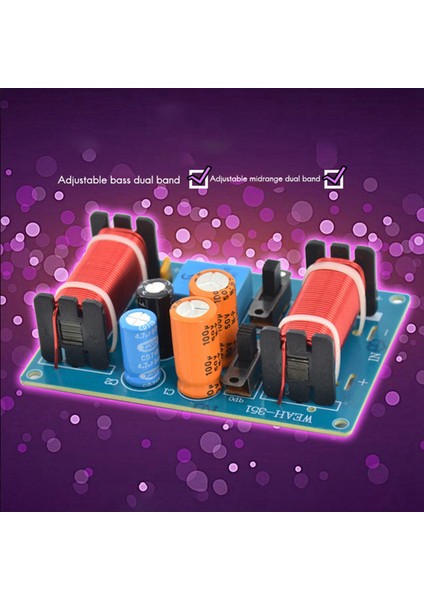 Ξ Ny Ue Zhang 2x 150 W Hoparlör Tiz Alto Bas Ses Frekans Bölücü 4-11 Inç Kitaplık Hoparlörler Için 3 Yollu Geçiş Filtresi (Yurt Dışından)