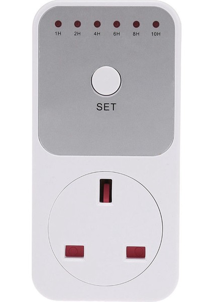 Ξ Ny Ue Zhang 6x Akıllı Kontrol Geri Sayım Sayacı Anahtarı Plug-In Soket Otomatik Kapatma Çıkışı Ingiltere Tak (Yurt Dışından)