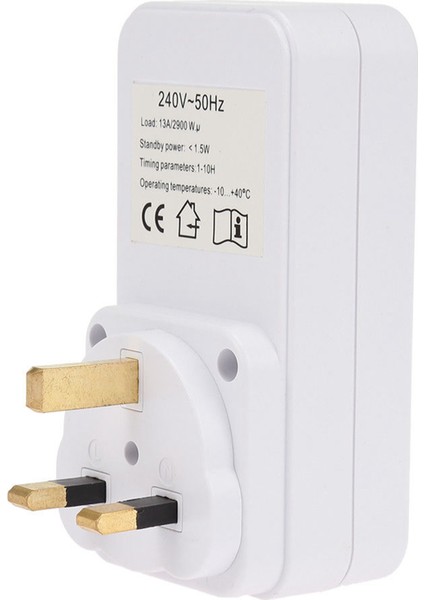 Ξ Ny Ue Zhang 6x Akıllı Kontrol Geri Sayım Sayacı Anahtarı Plug-In Soket Otomatik Kapatma Çıkışı Ingiltere Tak (Yurt Dışından)