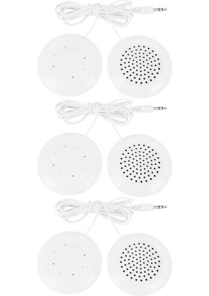 Ξ Ny Ue Zhang Mp3 Mp4 Çalar Için 3x 3,5 mm Fiş Evrensel Mini Boyun Yastık Hoparlör (Yurt Dışından)