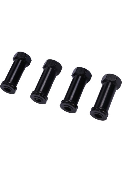 Ξ Ny Ue Zhang 2 Takım 12MM Alüminyum Jant Hex Adaptörleri Uzun 29MM Uzatma Rc Araba Dönüşüm Parçaları 1/12 12428 12423 Siyah (Yurt Dışından)
