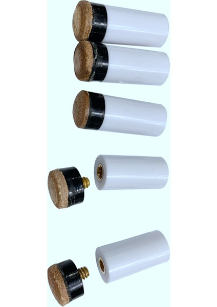 Ξ Ny Ue Zhang 20 Takım Bilardo Isteka Ipuçları Havuz Bilardo Istakası Yüksükler 12MM Bilardo Vidalı Ipuçları Dokuz Top Için Yedek (Yurt Dışından)