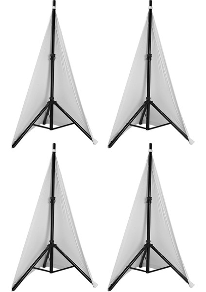 Ξ Ny Ue Zhang Evrensel Dj Işığı Hoparlör Standı Kapağı Çift Taraflı Tripod Standı Etek Scrim Kapak Gerilebilir Malzeme, 4 Adet (Yurt Dışından)