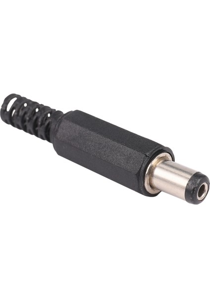 Ξ Ny Ue Zhang 20 Adet 5.5x2.1mm Erkek Lehim Dc Varil Ucu Fiş Jack Düz Konnektörler Dc Güç Kaynağı LED Işıkları Anahtarı Siyah (Yurt Dışından)