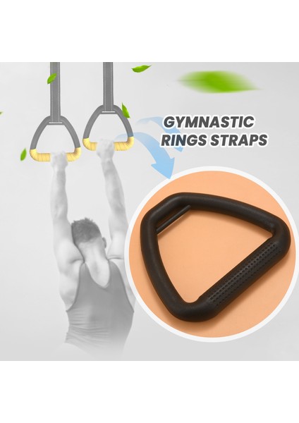 Ξ Ny Ue Zhang 2 Adet Jimnastik Halkası Taşınabilir Jimnastik Halkası Spor Salonu Omuz Gücü Ev Fitness Eğitim Equipment-1m (Yurt Dışından) fiyatları