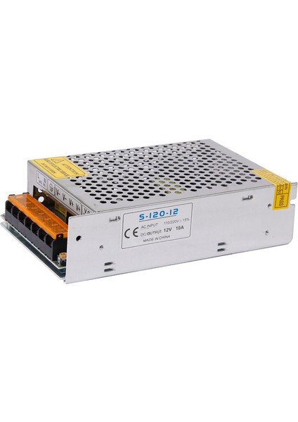 Ξ Ny Ue Zhang 2x Dc 12V 10A 120W Anahtarlama Güç Kaynağı Düzenlenmiş Trafo / Güvenlik Tasarımlı Alüminyum Güç Trafosu (Yurt Dışından)