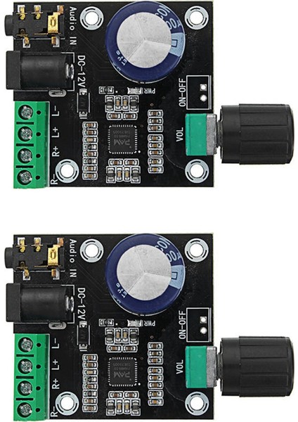 Ξ Ny Ue Zhang 2x PAM8610 Çift Kanallı Dc 12 V Hd Saf Dijital Ses Stereo Amplifikatör Kurulu D Sınıfı 15 W x 2 Yüksek Güç Amplifikatörü Modülü (Yurt Dışından)
