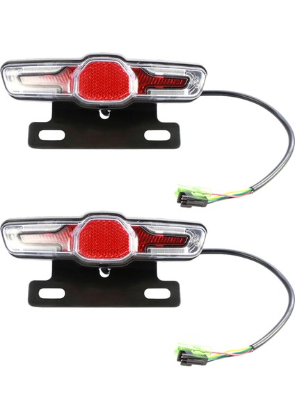 Ξ Ny Ue Zhang 2x Elektrikli Bisiklet 5 LED Arka Işık Elektrikli Bisiklet E-Bisiklet Işık (Yurt Dışından)