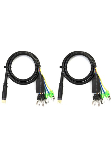 Ξ Ny Ue Zhang 2 Adet 60 cm E-Bisiklet 9pin Motor Dönüştürme Uzatma Kablo Kordonu Su Geçirmez Konnektör Ön Arka Tekerlek Göbeği Motorları (Yurt Dışından)