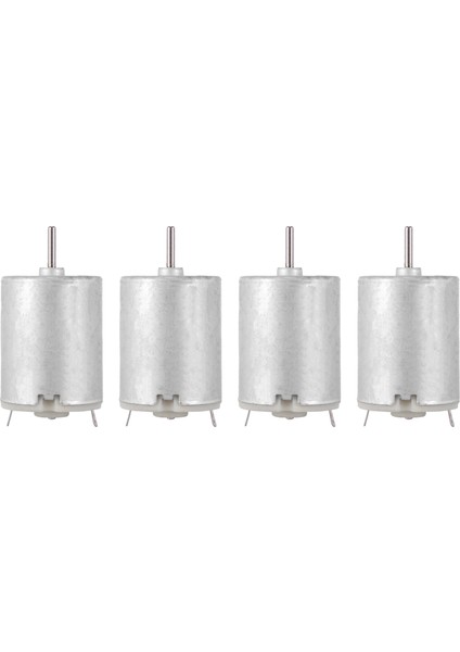 Ξ Ny Ue Zhang 4x 8000RPM 9V 68MA Yüksek Torklu Manyetik Silindirik Mini Dc Motor Gümüş (Yurt Dışından)