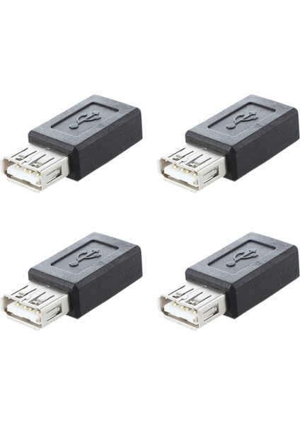 Ξ Ny Ue Zhang 4x Siyah USB 2.0 Tip A Dişi - Mikro USB B Dişi Adaptör Fişi Dönüştürücü (Yurt Dışından) fiyatları
