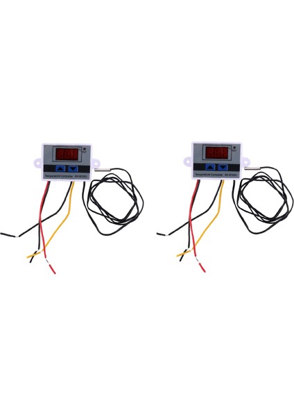 Ξ Ny Ue Zhang 2x 10A AC110-220V Dijital Sıcaklık Kontrol Cihazı XH-W3001 Inkübatör Soğutma Isıtma Anahtarı Termostat Ntc Sensörü (Yurt Dışından)