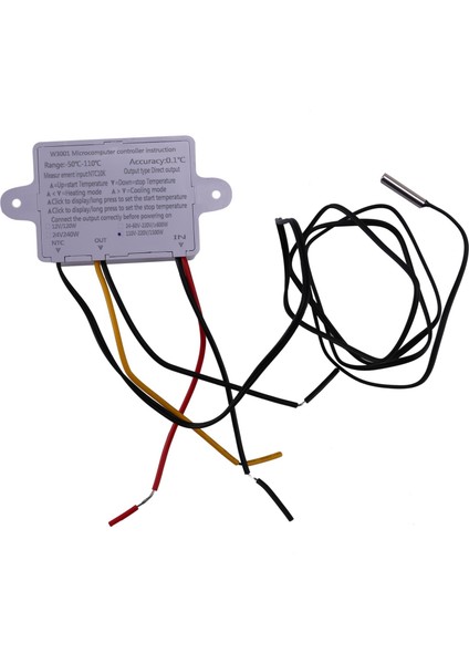 Ξ Ny Ue Zhang 2x 10A AC110-220V Dijital Sıcaklık Kontrol Cihazı XH-W3001 Inkübatör Soğutma Isıtma Anahtarı Termostat Ntc Sensörü (Yurt Dışından)