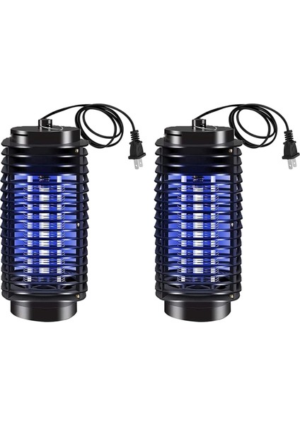 Ξ Ny Ue Zhang 2x Elektrikli Böcek Öldürücü, Böcek Öldürücü Iç ve Dış Mekan, Bahçe Için Mavi Işıklar Sivrisinek Lambası ile Sinek Zapper, Abd Tak (Yurt Dışından)
