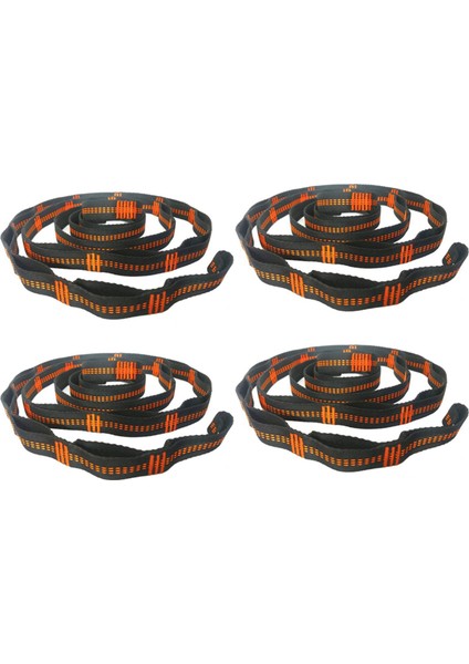 Ξ Ny Ue Zhang 4x Açık Hamak Ağaç Sapanlar Ağaç Kravat Halat Yüksek Yük Taşıyan Naylon Dokuma Kaya Tırmanışı Düz Kemer Kapağı Turuncu (Yurt Dışından)