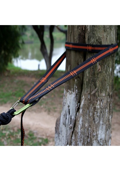 Ξ Ny Ue Zhang 4x Açık Hamak Ağaç Sapanlar Ağaç Kravat Halat Yüksek Yük Taşıyan Naylon Dokuma Kaya Tırmanışı Düz Kemer Kapağı Turuncu (Yurt Dışından) modelleri