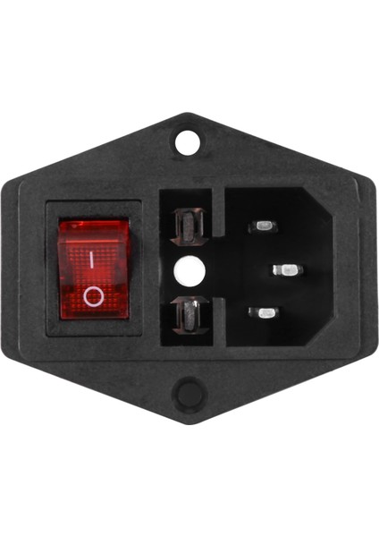 Ξ Ny Ue Zhang 4x 3 Pin IEC320 C14 Giriş Modülü Fiş Sigorta Anahtarı Erkek Güç Soketi 10A 250 V (Yurt Dışından)