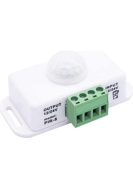 Ξ Ny Ue Zhang 2x Dc 12V 24V Pır Hareket Sensörü Fonksiyon Denetleyici LED Anahtarı Gövde Kızılötesi Anahtar Hareket Zamanlayıcı Beyaz LED Şeritler Için (Yurt Dışından)