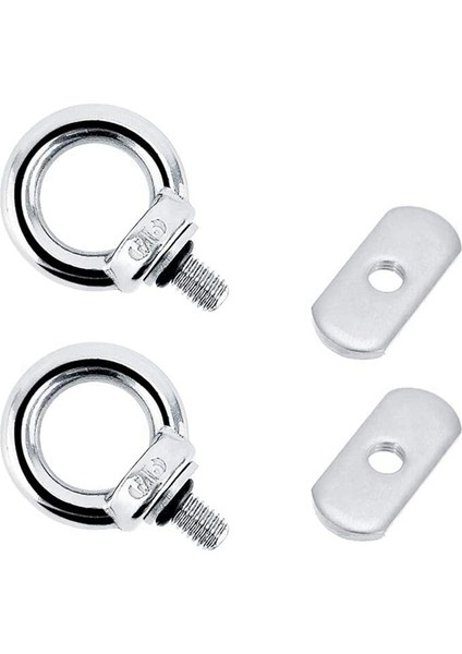 Ξ Ny Ue Zhang 12 Paket Paslanmaz Çelik Kayık Parça Montaj Kravat Aşağı Kuşgözü Ray Aksesuarı Kayık Kano Tekne Için (Yurt Dışından) indirimleri