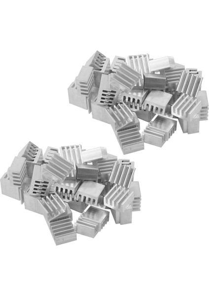 Ξ Ny Ue Zhang 100 Adet 9X9X5MM Mini Alüminyum Soğutucu Ic LED Yonga Seti Ram (Yurt Dışından)