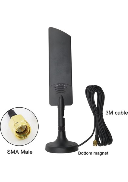 Ξ Ny Ue Zhang 4x 600-6000MHZ Esnek Katlama Kablosuz Yönlendirici 2g 3g Gsm Gprs 4g 5g Yüksek Kazanç 40 Dbi Lte Sinyal Güçlendirici Wıfı Anten A (Yurt Dışından)
