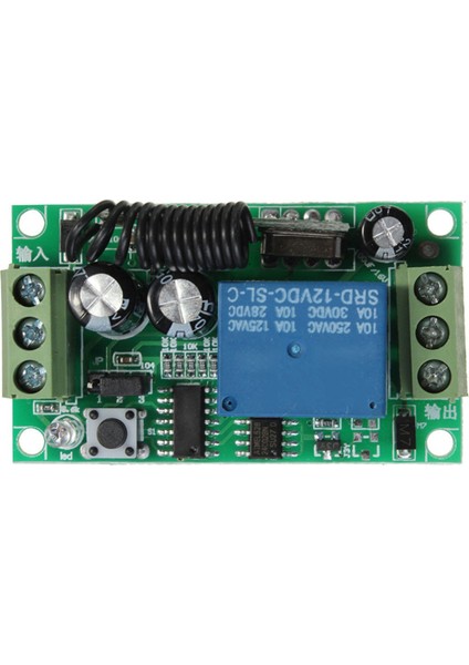 Ξ Ny Ue Zhang 3x Dc 12V 10A 1ch Kablosuz Uzaktan Kumanda Anahtarı Sistemi Alıcı Verici 2 Düğmeler Su Geçirmez Uzaktan 433MHZ (Yurt Dışından) modelleri