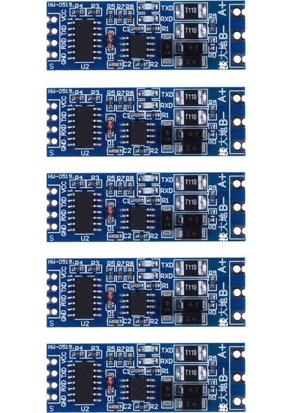 Ξ Ny Ue Zhang 5x Ttl - RS485 Adaptörü 485 Seri Port Uart Seviye Dönüştürücü Modülü 3.3V 5V (Yurt Dışından)