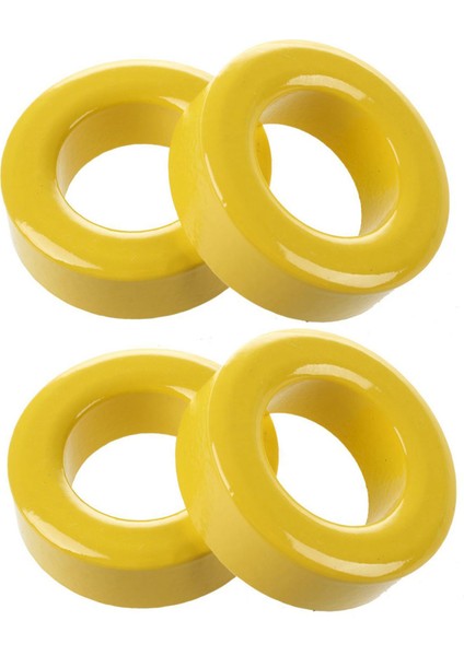 Ξ Ny Ue Zhang 4 Adet 33MM x 19MM x 11MM Sarı Beyaz Demir Çekirdekli Ferrit Halkalar Toroid (Yurt Dışından)