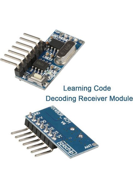 Ξ Ny Ue Zhang 2x Kablosuz RX480E-4WQB 433MHZ Rf Modülü Verici ve Alıcı 3 Set Uzaktan Kumanda Için 4 Kanal Çıkış Bağlantı Kiti (Yurt Dışından) fiyatları