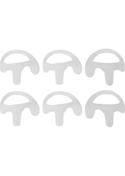 Ξ Ny Ue Zhang 6 Pairs Şeffaf Silikon Yumuşak Kulaklık Walkie Talkie Için Gizli Akustik Tüp Kulaklık KÜÇÜK/ORTA/J6116Z (Yurt Dışından)