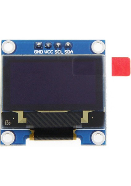 Ξ Ny Ue Zhang 5 Adet 0.96 Inç Iıc I2C Seri Gnd 128X64 OLED LCD LED Ekran Modülü Kiti Beyaz Ekran Için (Yurt Dışından)