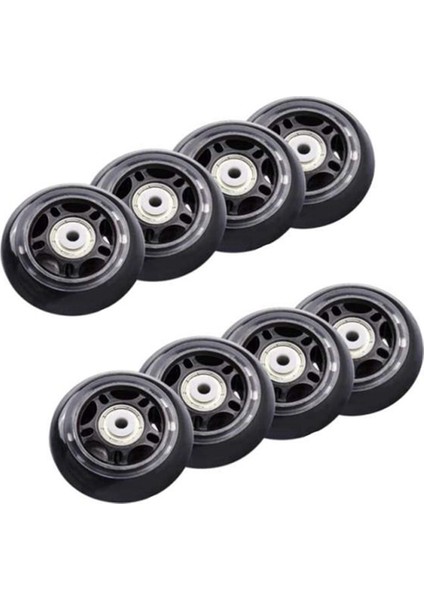 Ξ Ny Ue Zhang Adet Paten Yanıp Sönmeyen Tekerlek Paten Tekerleği 70X24MM Rulman Paten Aksesuarları Olmayan (Yurt Dışından)