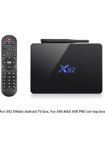 Ξ Ny Ue Zhang X96MAX Uzaktan Kumanda, X92 X96AIR Aidroid Tv Kutusu Max Pro Set Üstü Kutusu Için Kızılötesi Uzaktan Kumanda 2 Adet (Yurt Dışından)