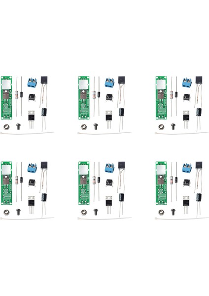 Ξ Ny Ue Zhang 6x DC3-5V Dıy Kiti Yüksek Gerilim Jeneratörü Ark Ateşleyici Çakmak Kiti Dıy Elektronik Üretim Paketi Için (Yurt Dışından)