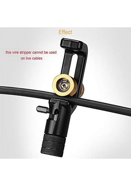 Ξ Ny Ue Zhang 2x Kablo Soyucu 8-28.6mm Enine Zırhlı Kablo Sıyırma Bıçağı Fiber Optik Kablo Eğme Makinesi (Yurt Dışından)