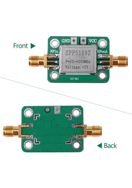Ξ Ny Ue Zhang 3x Rf Amplifikatör, Düşük Gürültü Lna 50 Ila 4000 Mhz SPF5189Z Fm Hf Vhf Uhf Radyo Sinyalini Yükseltmek Için Rf Amplifikatör (Yurt Dışından)