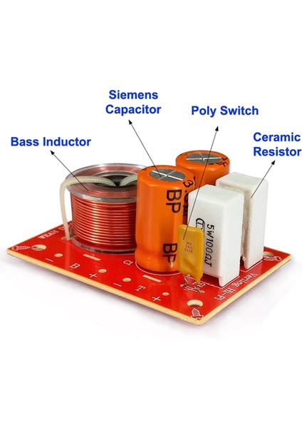 Ξ Ny Ue Zhang 4 Adet 2 Yollu 80 W Dıy Hoparlör Filtre Devresi Tiz Bas Frekans Bölücü Ev Sineması Hifi Stereo Ses Geçiş Filtresi (Yurt Dışından)