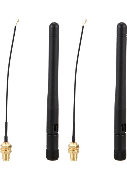 Ξ Ny Ue Zhang 2x 433 Mhz Anten 5dbi Gsm Rp-Sma Fiş Kauçuk Su Geçirmez Lorawan Anten + Ipx Sma Küçük Kablo Uzatma (Yurt Dışından)
