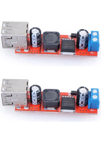 Ξ Ny Ue Zhang 2x Çift USB 9V/12V/24V/36V - 5V Dönüştürücü Dc-Dc 3A Güç Modülü (Yurt Dışından)