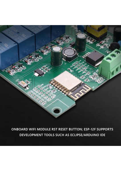 Ξ Ny Ue Zhang 2x ESP8266 ESP-12F Wıfı Röle Modülü 4 Kanal AC90-250V/DC7-30V/5V Gecikme Röle Anahtarı Ide Akıllı Ev Için (Yurt Dışından)