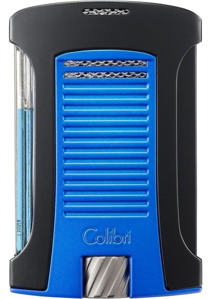 Daytona 3 Torch Pürmüz Metalik Mavi-Siyah Puro Çakmağı