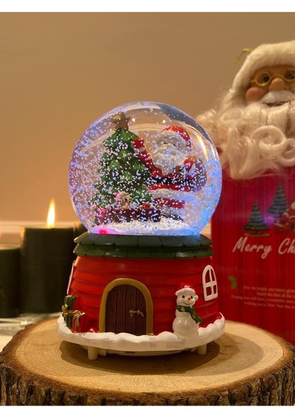 Mega Boy Yılbaşı Kar Küresi Işıklı Müzikli Kar Püskürtme Motorlu fiyatları