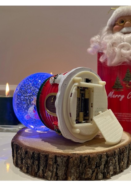 Mega Boy Yılbaşı Kar Küresi Işıklı Müzikli Kar Püskürtme Motorlu indirimleri