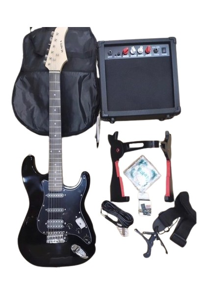 Elektro Gitar Set Black