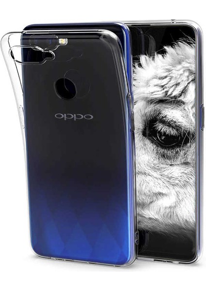 Oppo Ax7 Kılıf Şeffaf Ince Esnek Silikon Kılıf Zipax-Süper